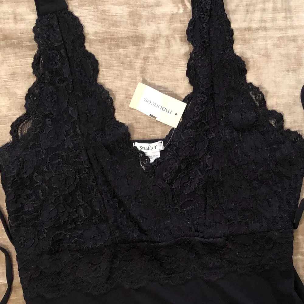 Y2K Studio Y Sexy Black Camisole Tank Top - Picture 9 of 9